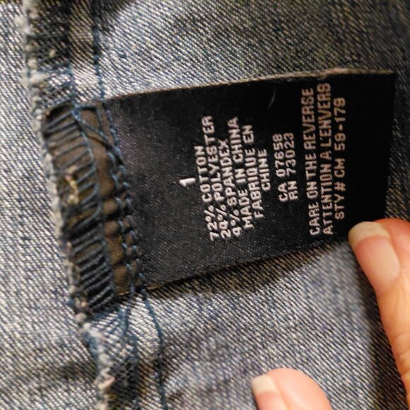 Bongo jean jacket size 1 - Picture 8 of 8